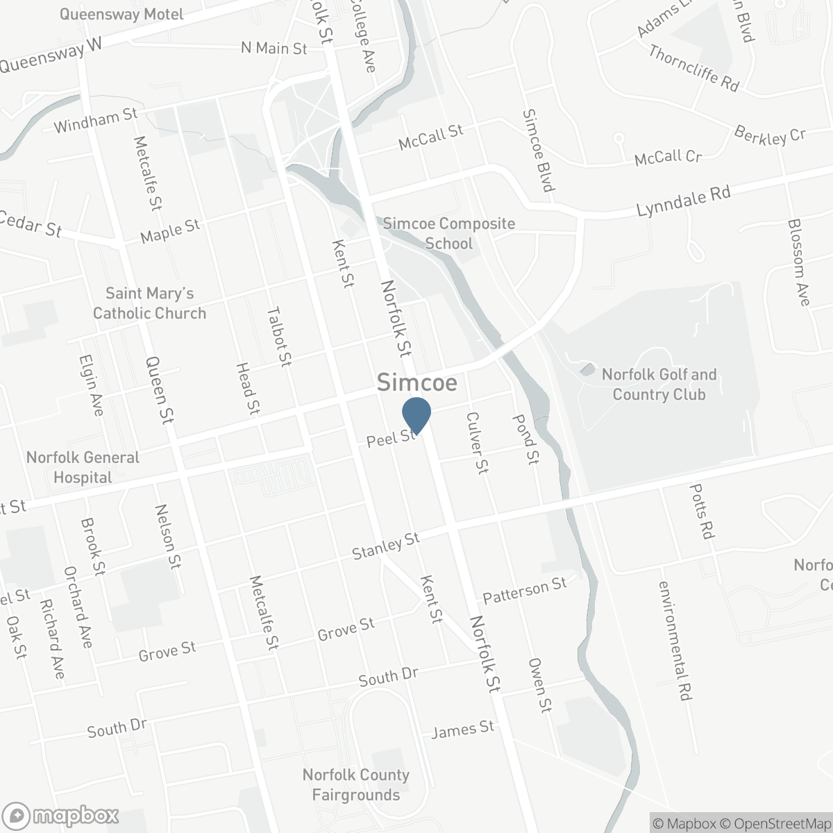 36 NORFOLK STREET S, Simcoe, Ontario N3Y 2V9